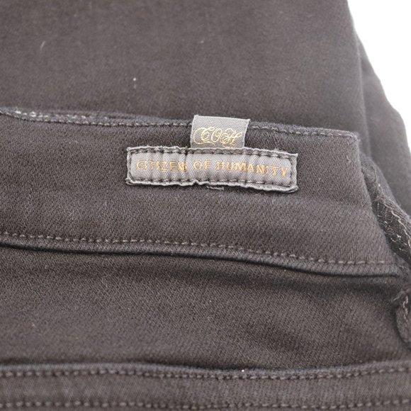 Citizens of Humanity Avedon Black Leggings/Jeans - Picture 2 of 9